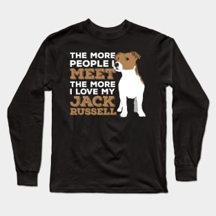 Jack Russel Dog Pet Animal Lover Gift Long Sleeve T-Shirt